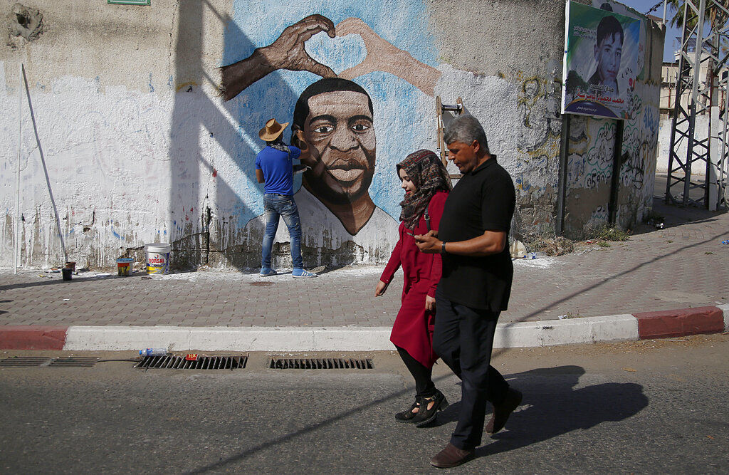 APTOPIX America Protests Global Palestinians